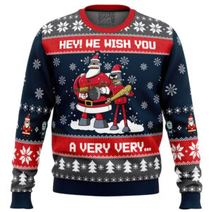 Hey We Wish You a Futurama Gifts For Family Holiday Christmas Ugly Sweater