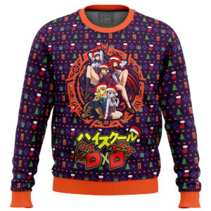 High School DXD Dreaming His Own Harem Gifts For Family Holiday Christmas Ugly Sweater