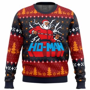 Ho-Man Santa Claus Gifts For Family Holiday Christmas Ugly Sweater