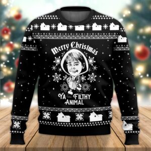 Home Alone Ya Filthy Animal Best Holiday Christmas Ugly Sweater Gifts For Family