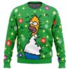 Homer Simpson The Simpsons Its Christmas O?clock Time Anytime Best Gifts For Family For Holiday Christmas Ugly Sweater