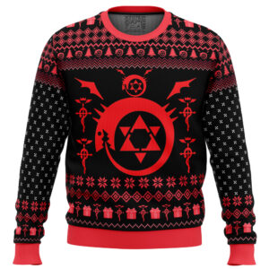 Homonculi Fullmetal Alchemist Gifts For Family Holiday Christmas Ugly Sweater