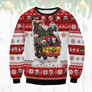 Horror Movies Best Holiday Christmas Ugly Sweater Gifts For Family