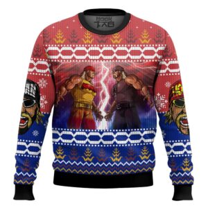 Hulk Hogan and Hollywood Hogan Best Holiday Christmas Ugly Sweater Gifts For Family