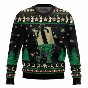 Hulk-Man Best Holiday Christmas Ugly Sweater Gifts For Family