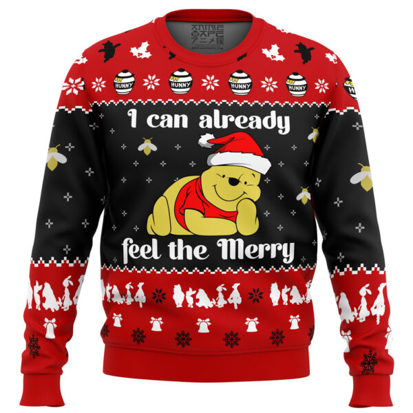 I Can Already Feel The Merry Pooh Gifts For Family Holiday Christmas Ugly Sweater