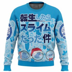 I Got Slimy That time I got reincarnated as a slime Best Gifts For Family For Holiday Christmas Ugly Sweater