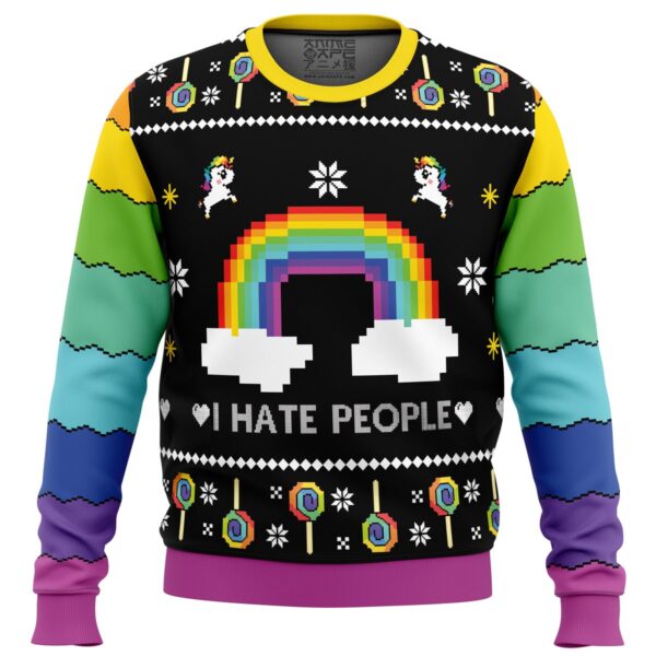 I Hate People Best Gifts For Family For Holiday Christmas Ugly Sweater