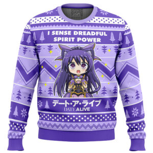 I Sense Dreadful Spirit Power Date A Live Gifts For Family Holiday Christmas Ugly Sweater