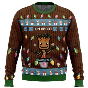 I am Groot Gifts For Family Holiday Christmas Ugly Sweater