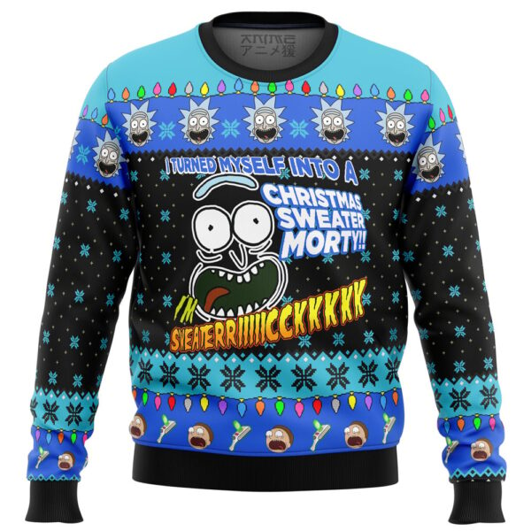 Im Sweater Rick-Rick And Morty Gifts For Family Holiday Christmas Ugly Sweater