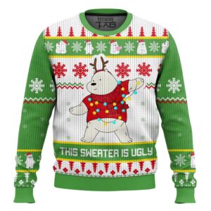 Ice Bear Wearing Sweater Christmas Best Holiday Christmas Ugly Sweater Gifts For Family