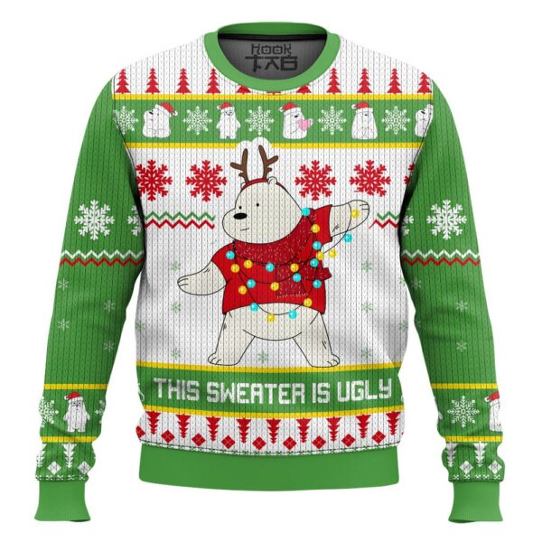 Ice Bear Wearing Sweater Christmas Best Holiday Christmas Ugly Sweater Gifts For Family