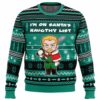 I’m Not Your Reindeer Blue Exorcist Gifts For Family Holiday Christmas Ugly Sweater