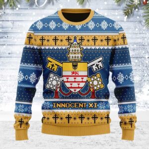 Innocent XI Coat Of Arms Gifts For Family Holiday Christmas Ugly Sweater