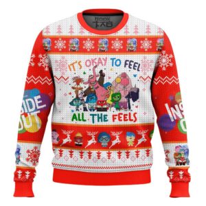 Inside Out Best Holiday Christmas Ugly Sweater Gifts For Family