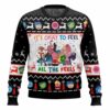 Its Over 9000 Dragon Ball Z Best Holiday Christmas Ugly Sweater Gifts For Family