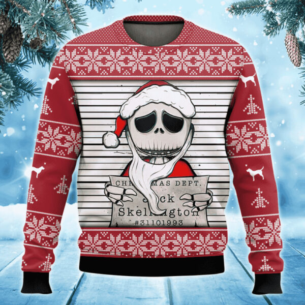 Jack Christmas Dept Skellington Nightmare Before Christmas Best Holiday Christmas Ugly Sweater Gifts For Family