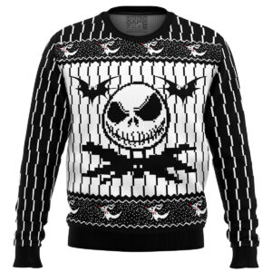 Jack Skellington The Nightmare Before Christmas Gifts For Family Holiday Christmas Ugly Sweater