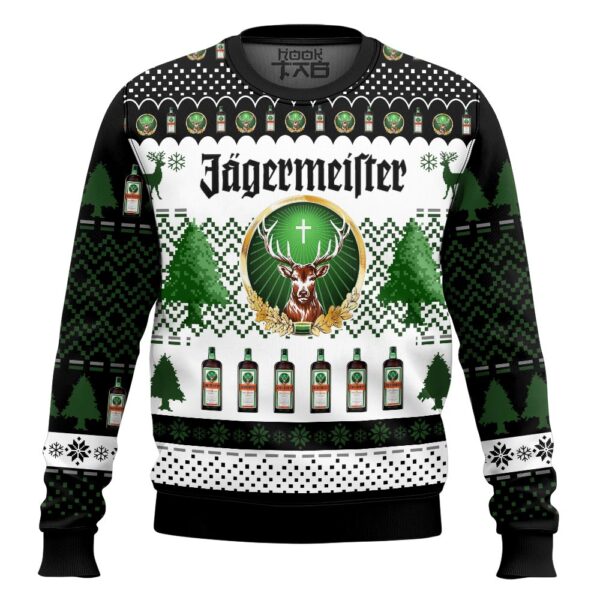 Jagermeister Best Holiday Christmas Ugly Sweater Gifts For Family