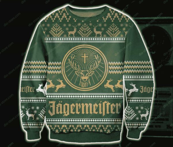 Jagermeister Christmas Best Holiday Christmas Ugly Sweater Gifts For Family