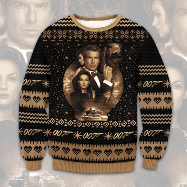 James Bond 007 Best Gifts For Family For Holiday Christmas Ugly Sweater