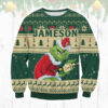 Jameson Grinch Christmas Light Gifts For Family Holiday Christmas Ugly Sweater