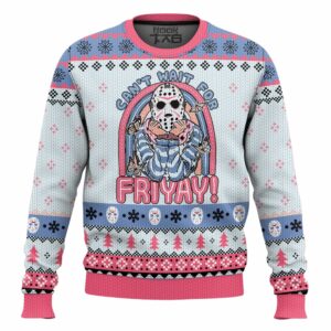 Jason Voorhees Friday the 13th Best Holiday Christmas Ugly Sweater Gifts For Family