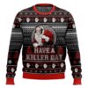 Jason Voorhees Friday the 13th Best Holiday Christmas Ugly Sweater Gifts For Family