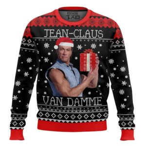 Jean Claus Van Damme Christmas Best Holiday Christmas Ugly Sweater Gifts For Family