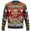 Jeffrey Dahmer I Like My Men Like My Coffee-Ground Up Gifts For Family Holiday Christmas Ugly Sweater