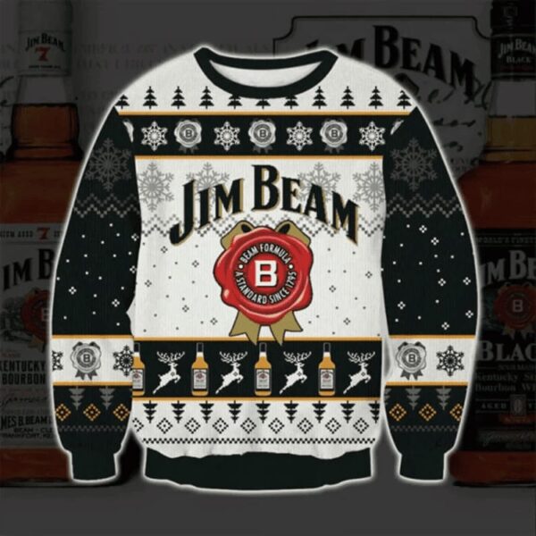 Jim Beam Best Holiday Christmas Ugly Sweater Gifts For Family