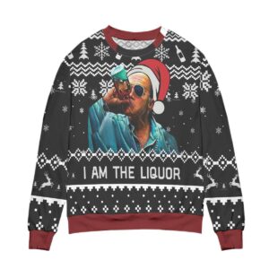 Jim Lahey I Am The Liquor Gifts For Family Holiday Christmas Ugly Sweater