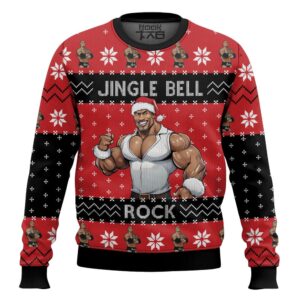 Jingle Bell Rock The Rock Best Holiday Christmas Ugly Sweater Gifts For Family