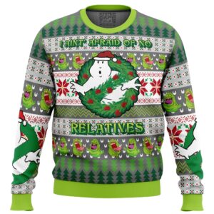 Jinglebusters Ghostbusters Gifts For Family Holiday Christmas Ugly Sweater