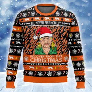 Joe Exotic Tiger King Ugly Xmas 3d Gifts For Family Holiday Christmas Ugly Sweater