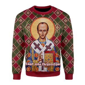 John the Apostle Best Gifts For Family For Holiday Christmas Ugly Sweater