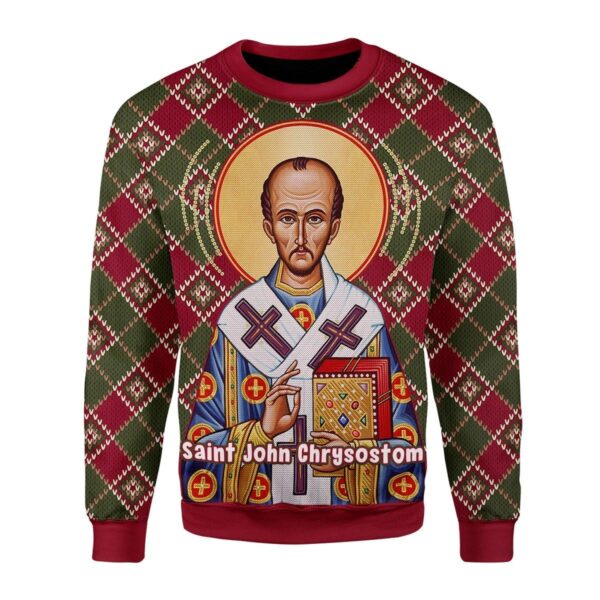 John the Apostle Best Gifts For Family For Holiday Christmas Ugly Sweater