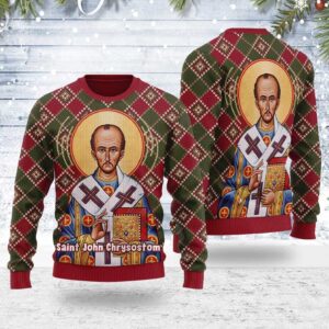 John the Apostle Gifts For Family Holiday Christmas Ugly Sweater