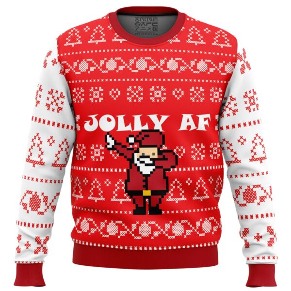 Jolly Af Gifts For Family Holiday Christmas Ugly Sweater