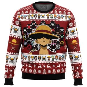 Jolly Rogers OP Pirates Gifts For Family Holiday Christmas Ugly Sweater