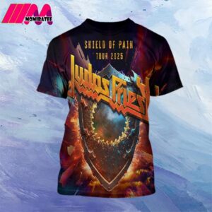 Judas Priest Shield of Pain Tour 2025 The Mighty Return of Heavy Metal Legends All Over Print Shirt