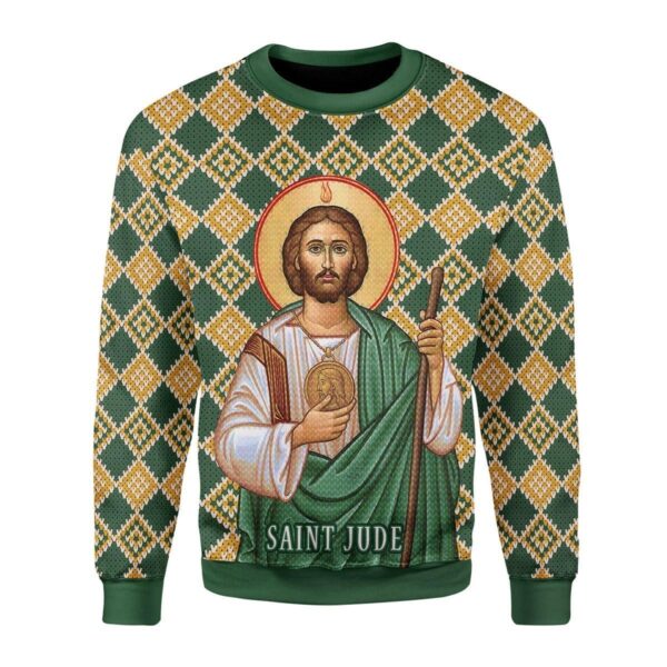 Jude the Apostle Best Gifts For Family For Holiday Christmas Ugly Sweater