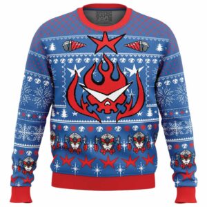 Kamina Tengen Toppa Gurren Lagann Gifts For Family Holiday Christmas Ugly Sweater