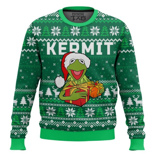 Kermit The Muppet Show Best Holiday Christmas Ugly Sweater Gifts For Family