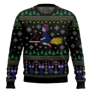 Kiki’s Delivery Service Best Holiday Christmas Ugly Sweater Gifts For Family