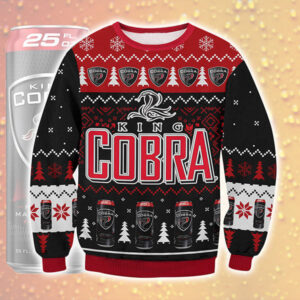 King Cobra Best Holiday Christmas Ugly Sweater Gifts For Family