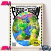 King Gizzard And The Lizard Wizard Event Poster The Snake Gold At San Diego On November 2nd 2024 Wall Decor Canvas Poster