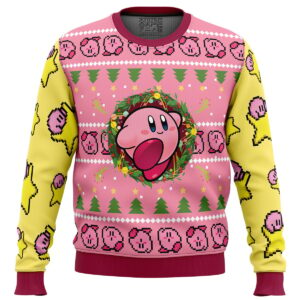 Kirby Gifts For Family Holiday Christmas Ugly Sweater