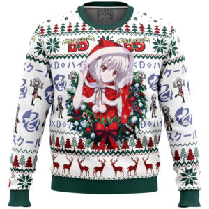 Koneko Tojo Christmas High Schoo DxD Gifts For Family Holiday Christmas Ugly Sweater